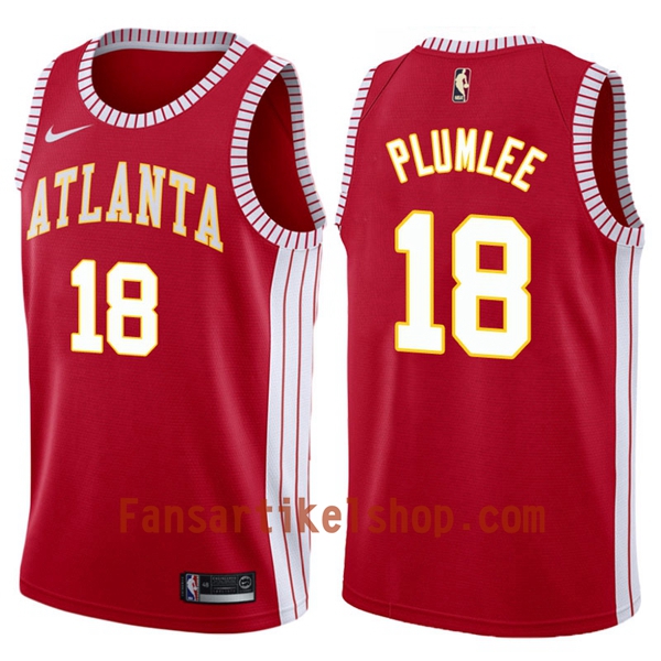 NBA Atlanta Hawks Trikot Miles Plumlee 16 Nike Classic Edition Swingman - Herren NBA Atlanta Hawks Trikot Miles Plumlee 16 Nike Classic Edition Swingman - Herren